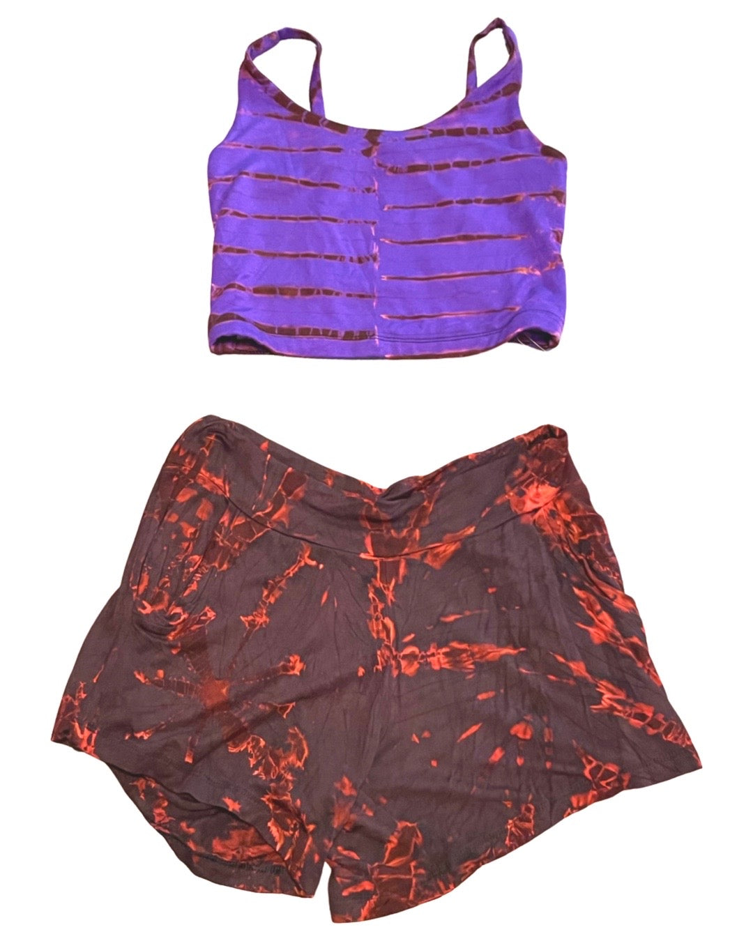 Monotone Tie Dye Shorts w/ Mix-N-Match Crops