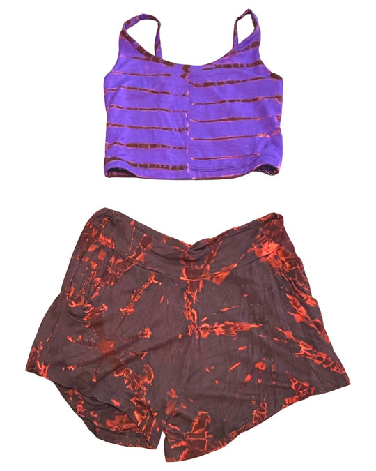 Monotone Tie Dye Shorts w/ Mix-N-Match Crops