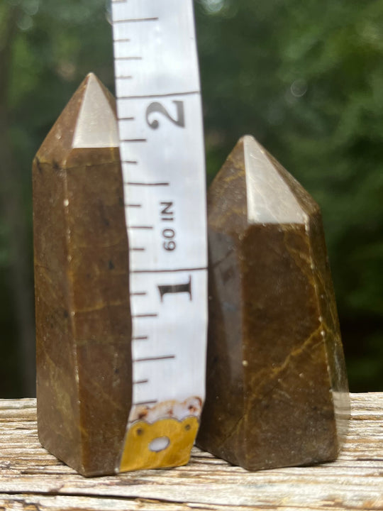 Small Vessonite Crystal Towers