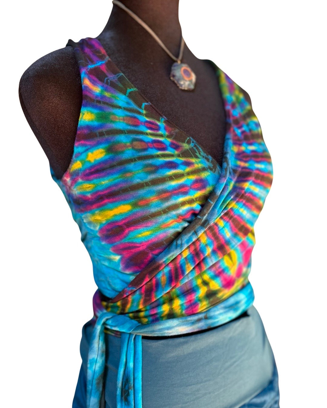 Tie Dye Wrap Tank