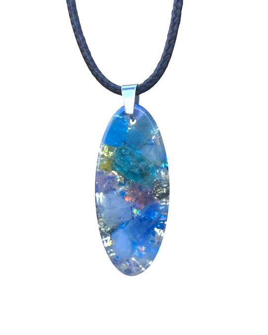 Blue Orgone Energy Pendants