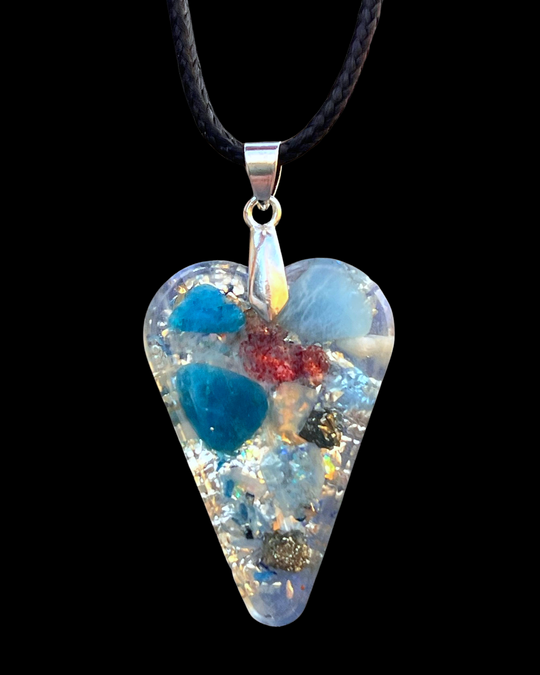 Blue Orgone Energy Pendants