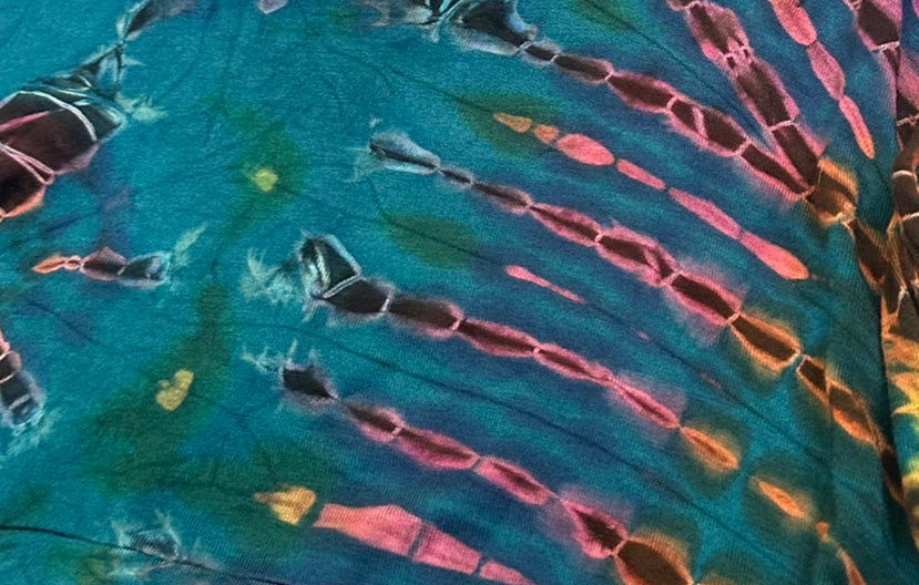 Teal Blue Tie Dye Collection