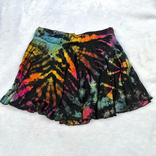 Tie Dye Mini Skirt w/ Hidden Shorts (Mix & Match Colors)