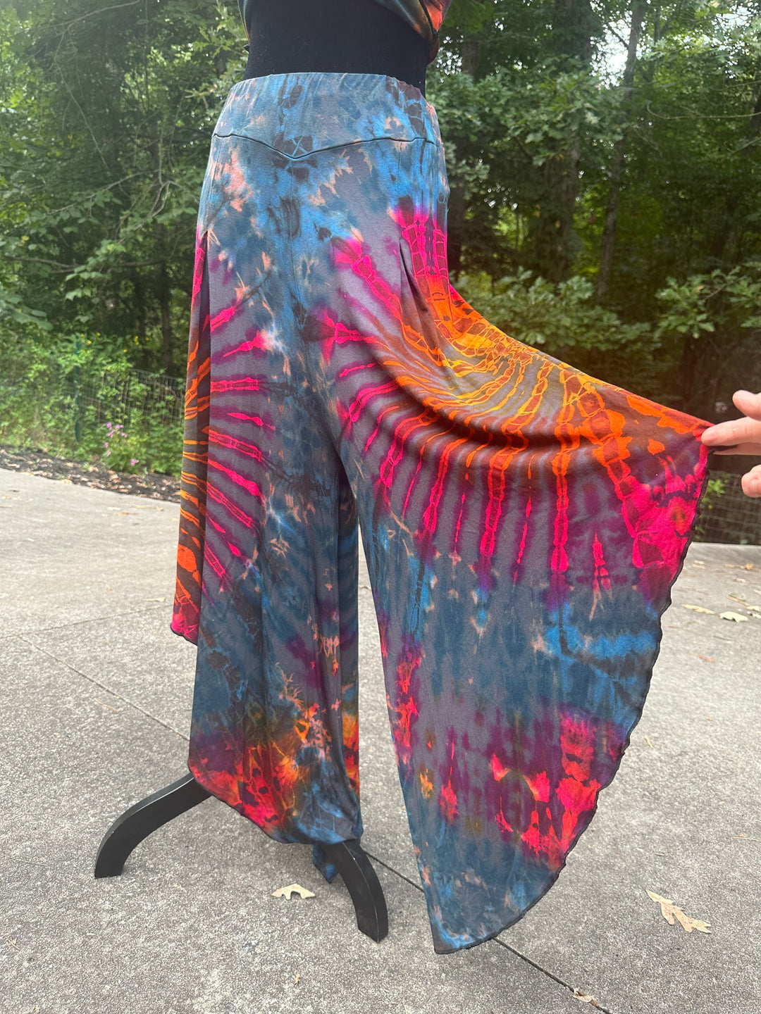 Flowy Tie Dye Pants w/ Slanted Sides (Mix & Match Colors)