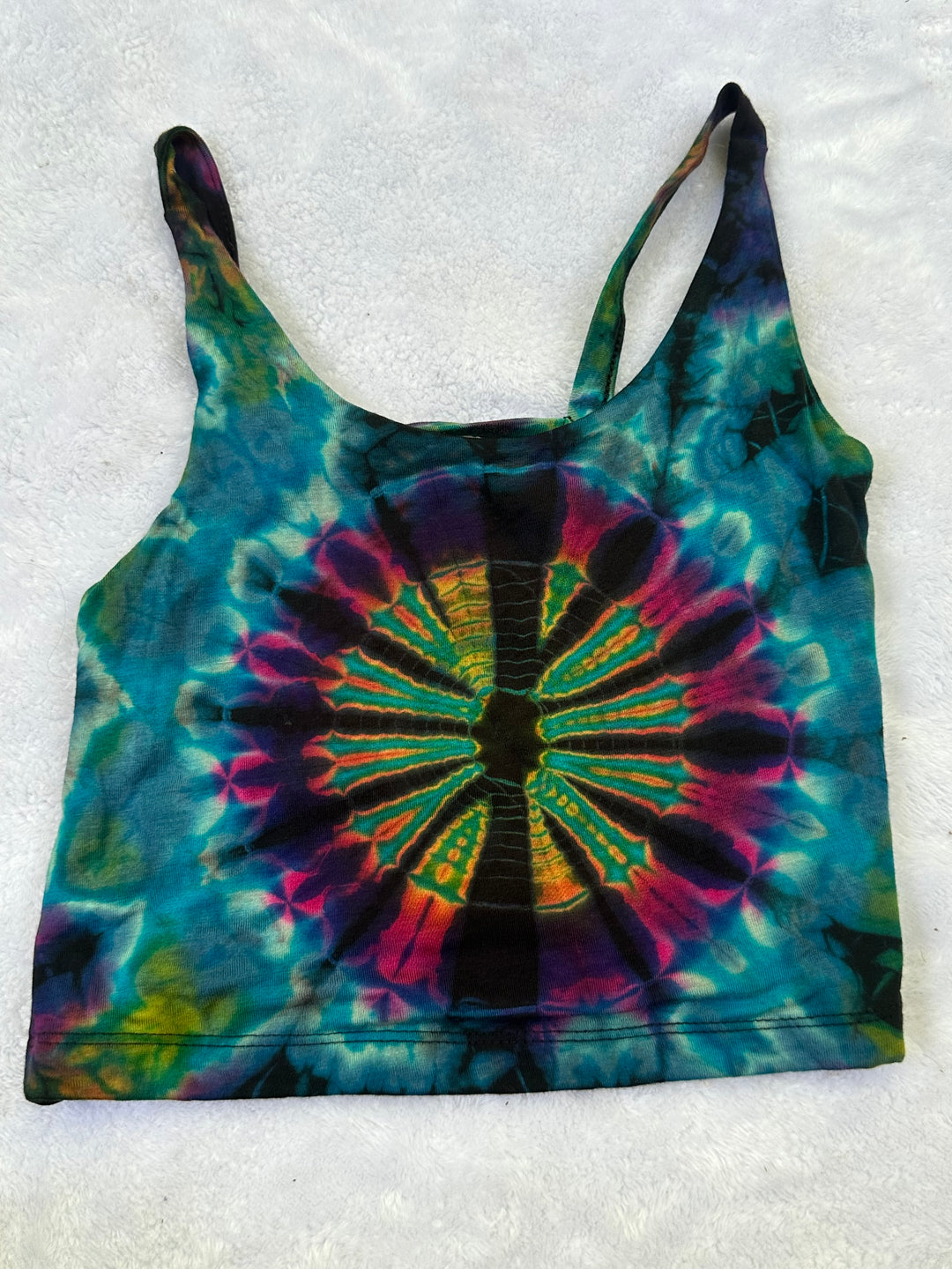 Strappy Back Tie Dye Crop (Mix & Match Colors)