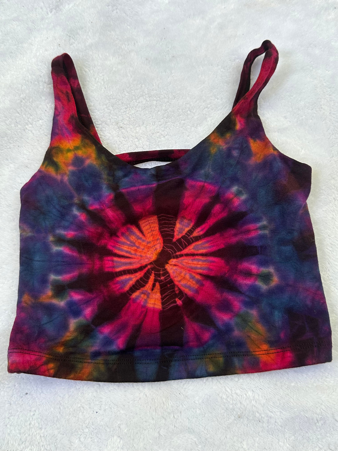 Strappy Back Tie Dye Crop (Mix & Match Colors)