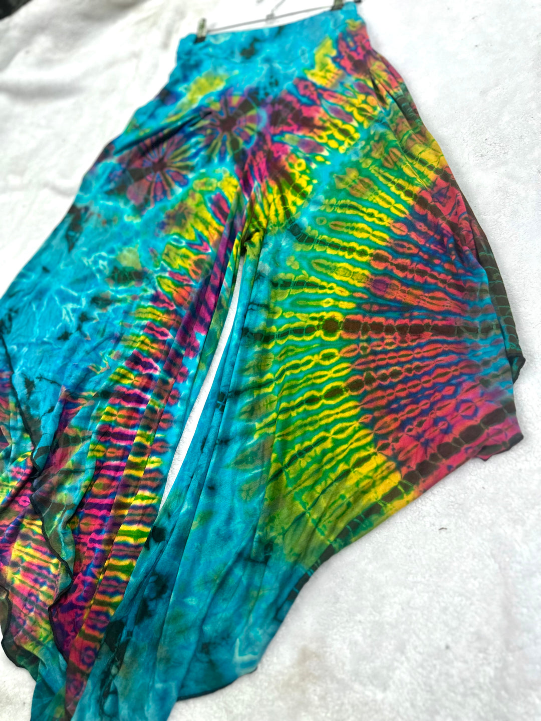 Flowy Tie Dye Pants w/ Slanted Sides (Mix & Match Colors)