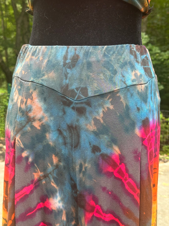 Flowy Tie Dye Pants w/ Slanted Sides (Mix & Match Colors)