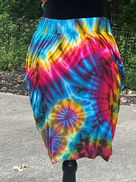 Tie Dye Skirt w/ Big Slouchy Pockets (Mix & Match Colors)