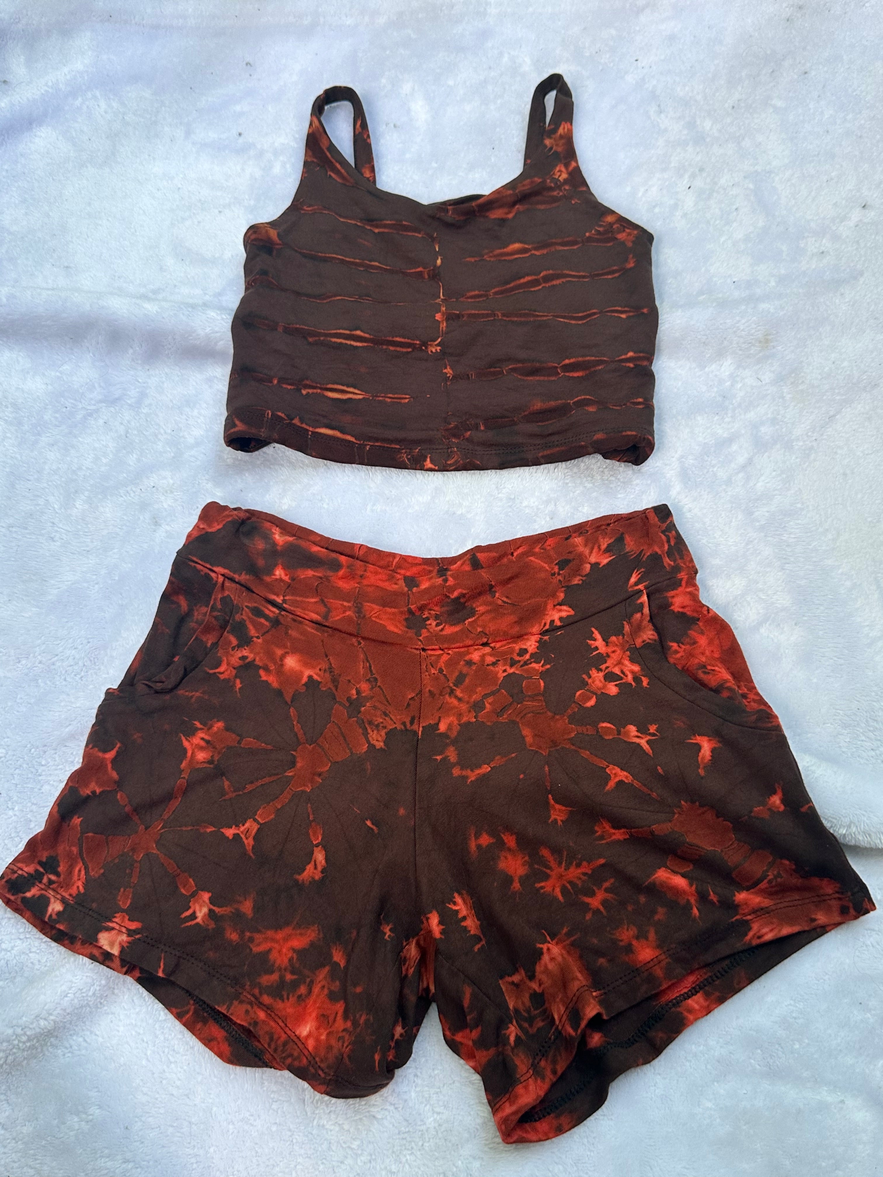 ゴル吉 TIE DYE CAMO SHORT PANTS TIE DYE CAMO SHORT PANTS