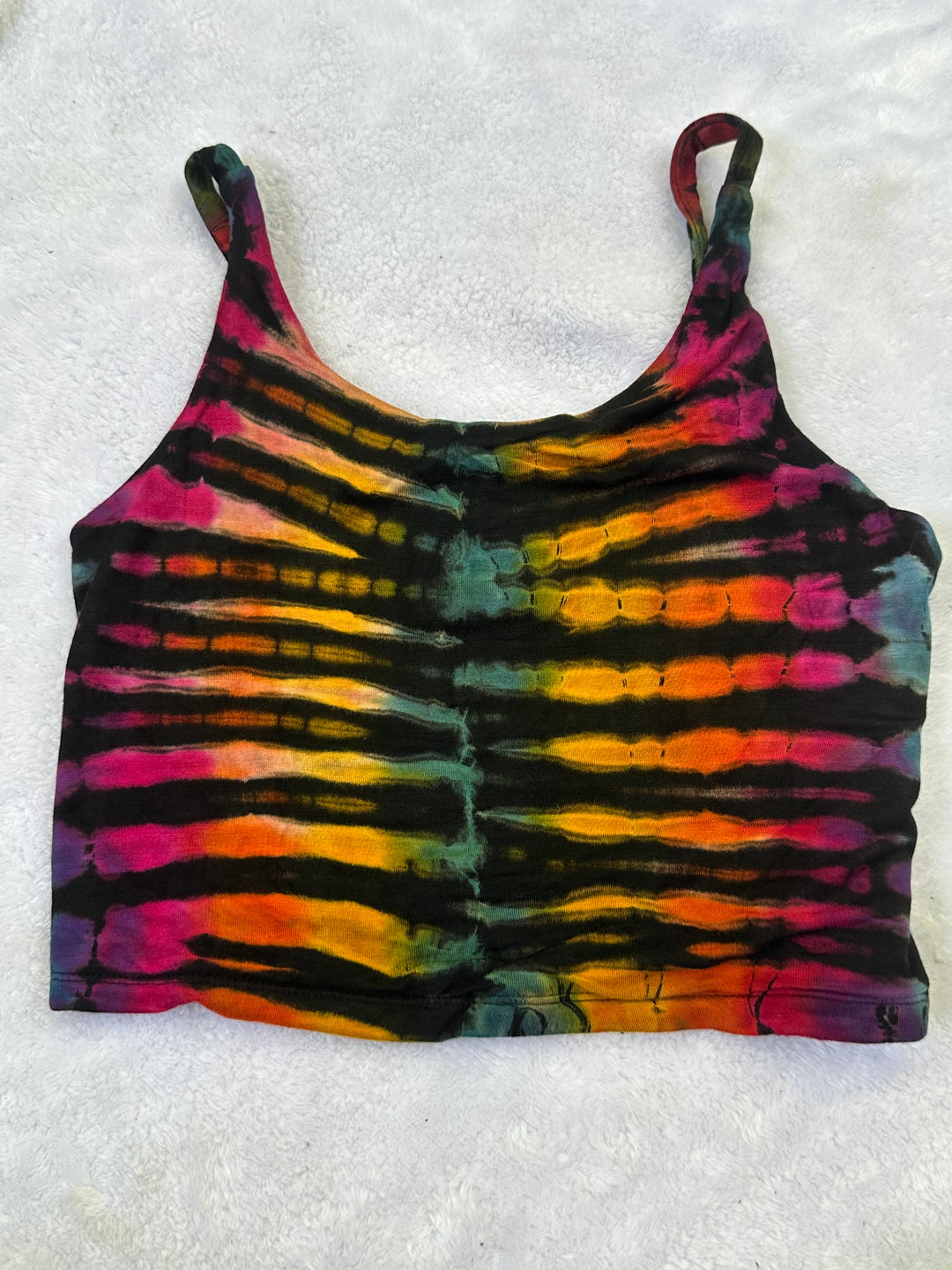 Strappy Back Tie Dye Crop (Mix & Match Colors)