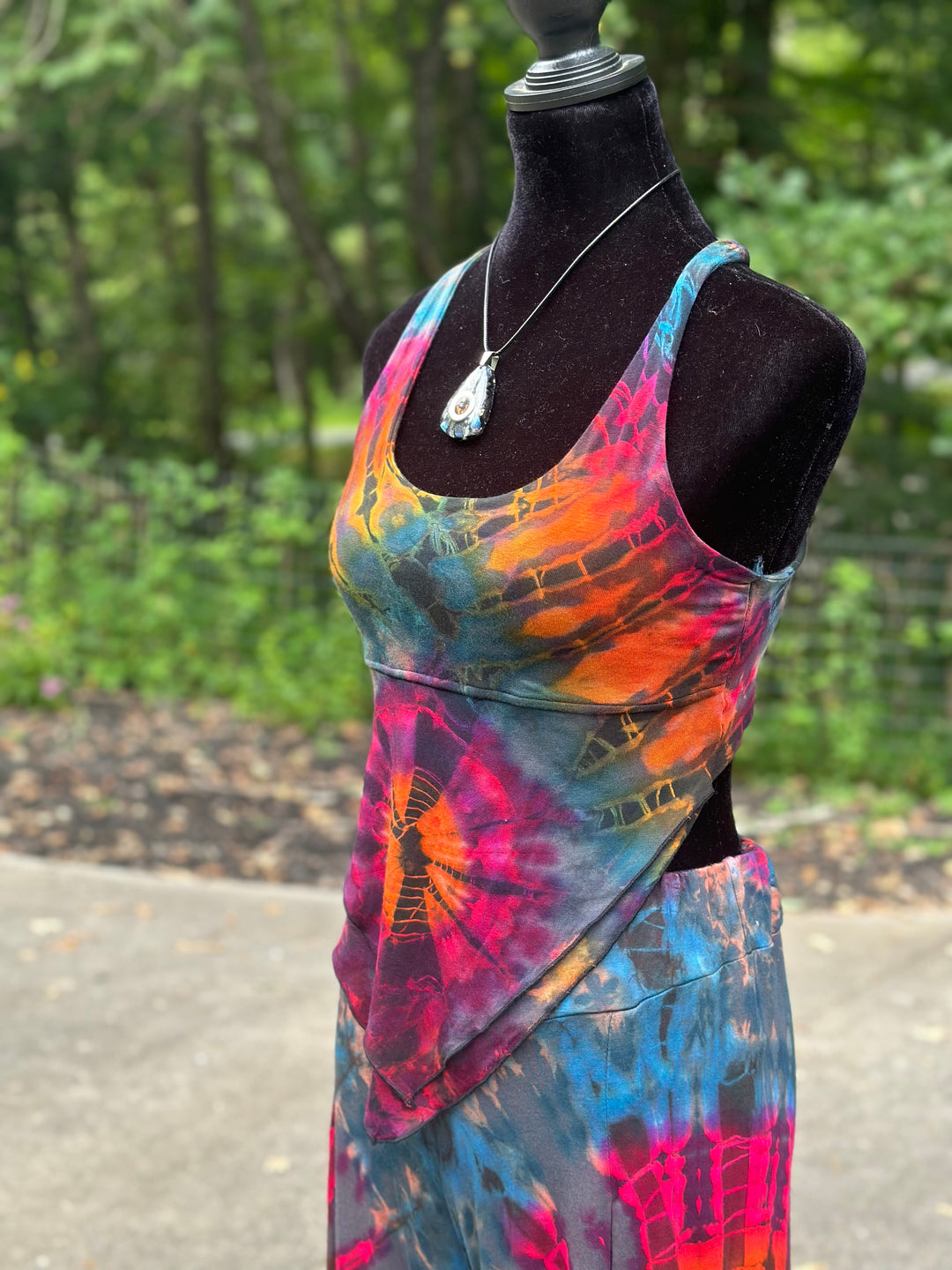 Tie Dye Lace-Back Crop/Tank(Mix & Match Colors)