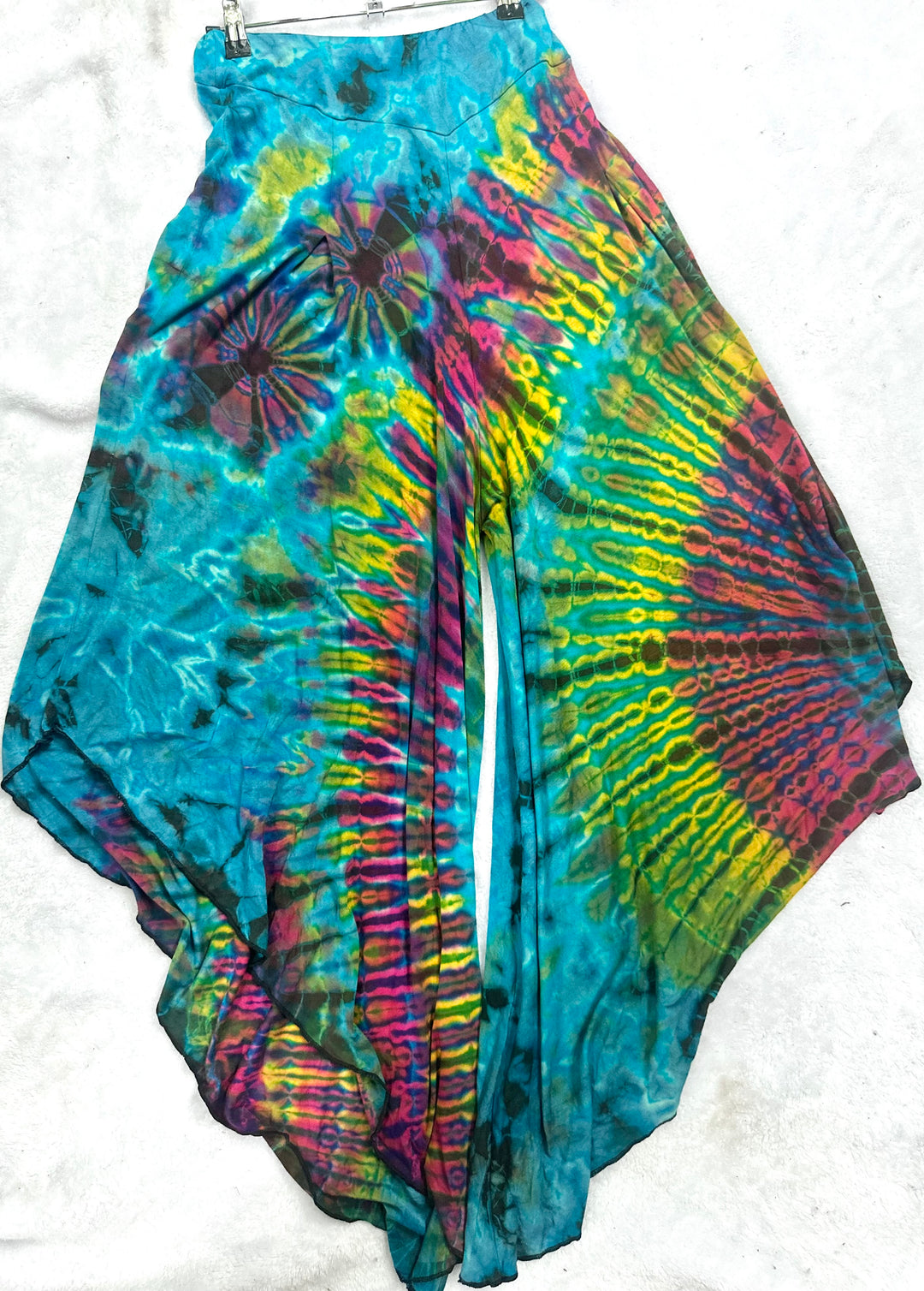 Flowy Tie Dye Pants w/ Slanted Sides (Mix & Match Colors)