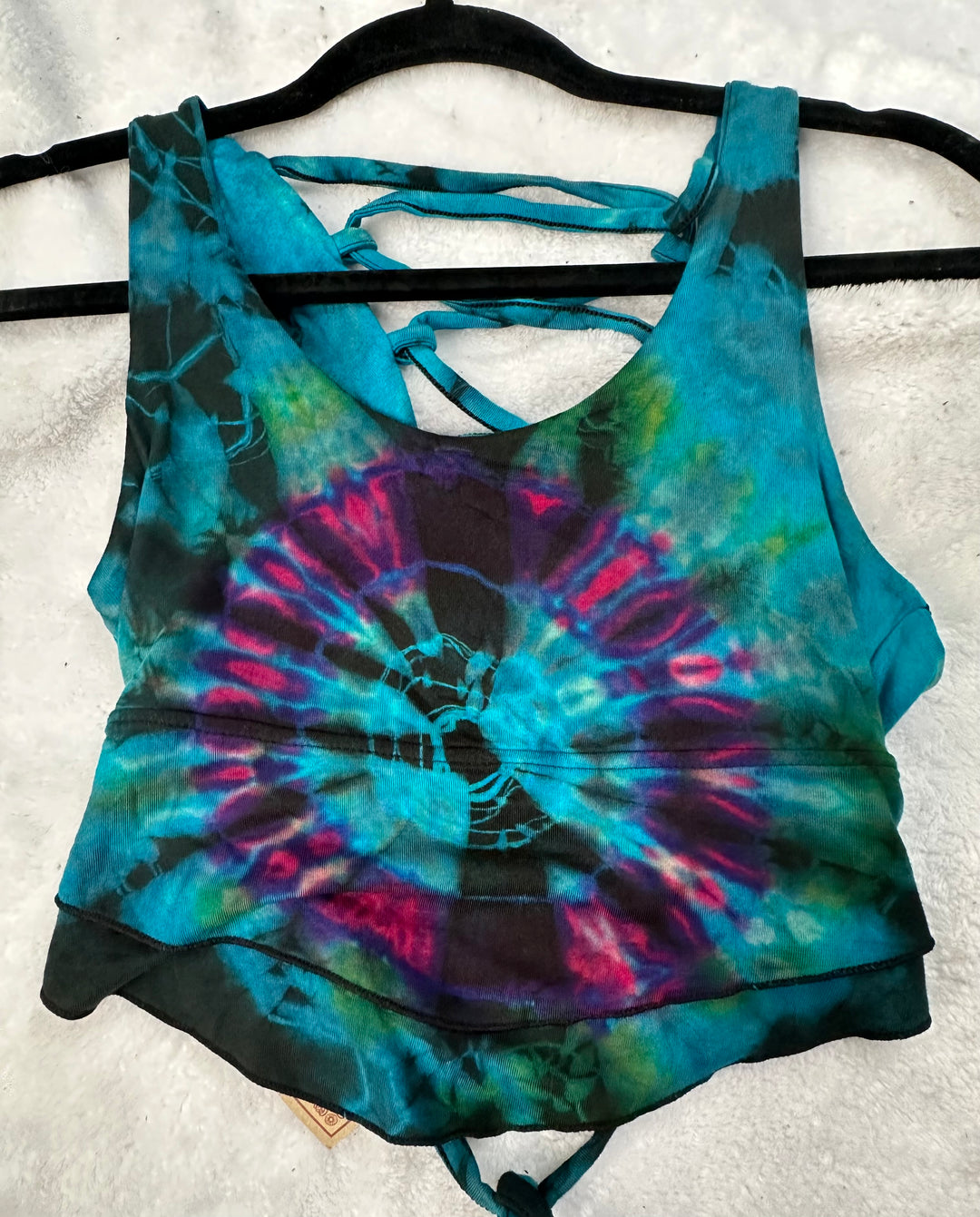 Tie Dye Lace-Back Crop/Tank(Mix & Match Colors)