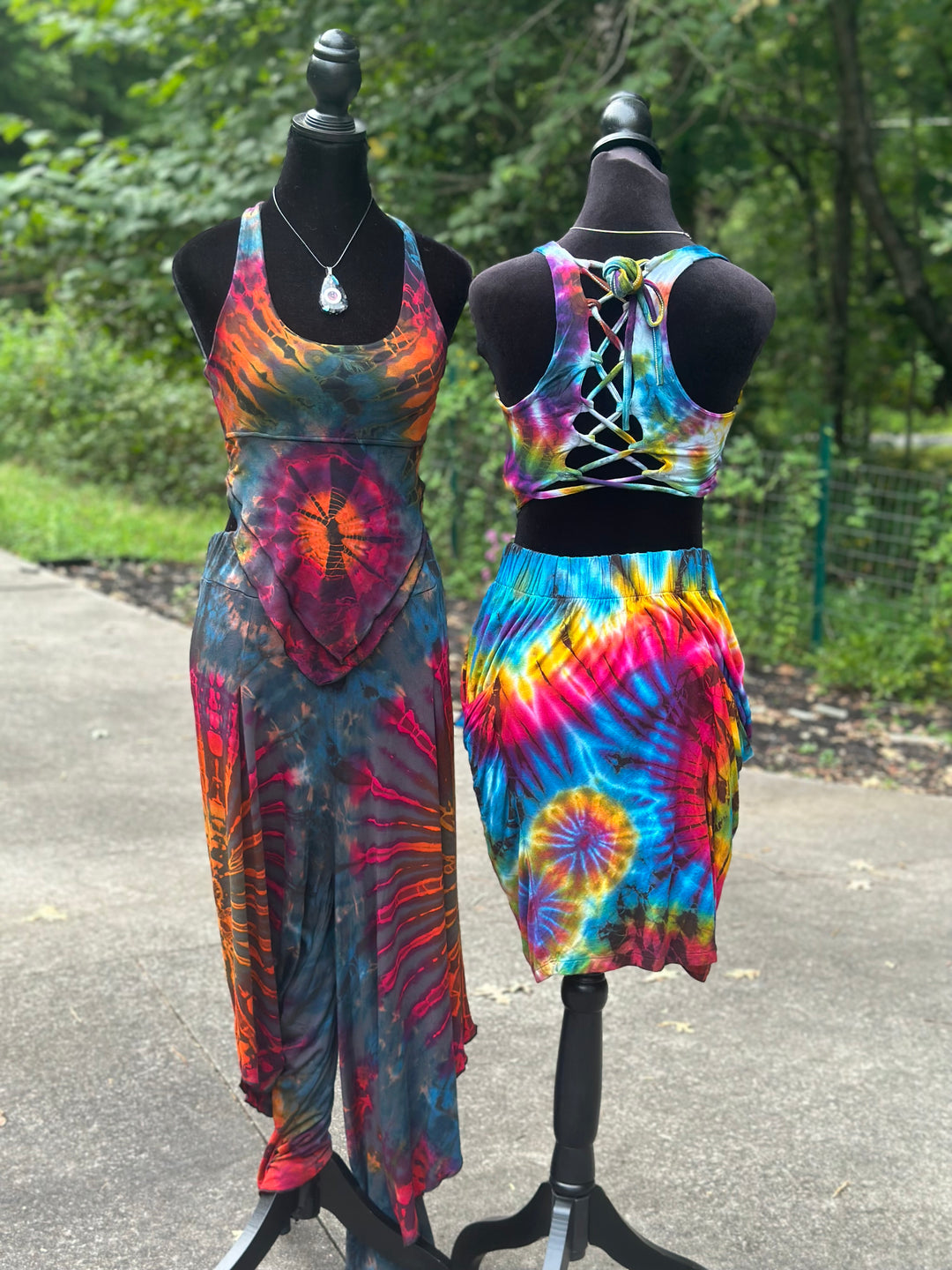 Tie Dye Skirt w/ Big Slouchy Pockets (Mix & Match Colors)