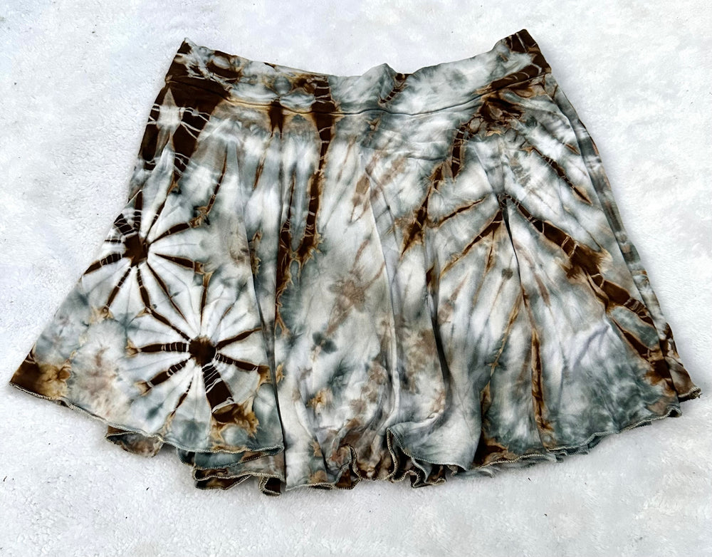 Tie Dye Mini Skirt w/ Hidden Shorts (Mix & Match Colors)