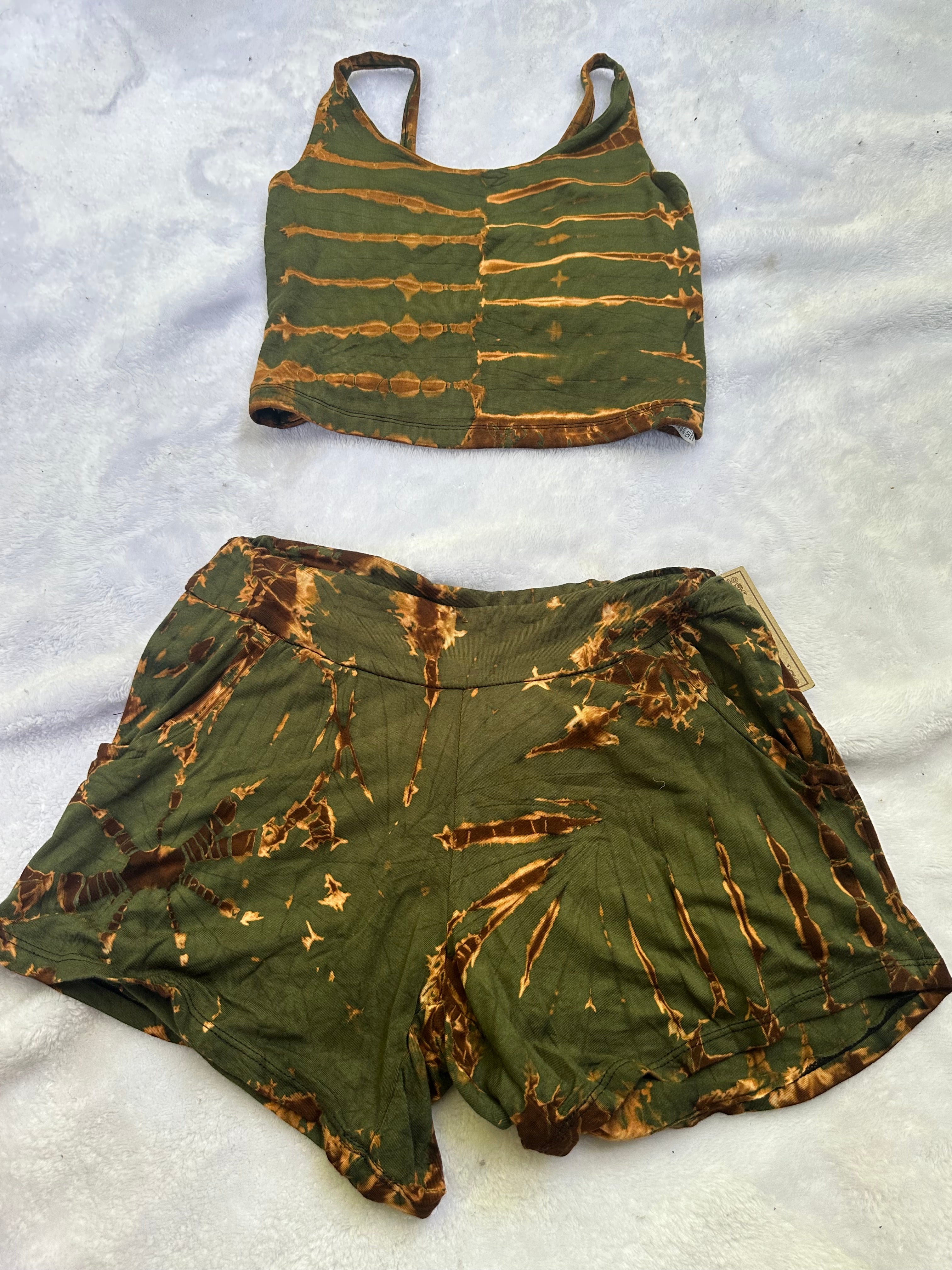 ゴル吉 TIE DYE CAMO SHORT PANTS ゴル吉 TIE DYE CAMO SHORT