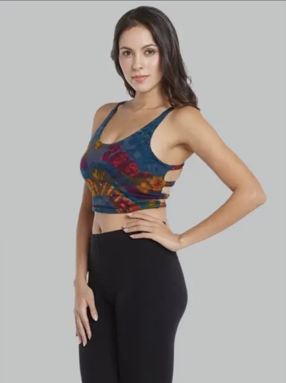 Strappy Back Tie Dye Crop (Mix & Match Colors)