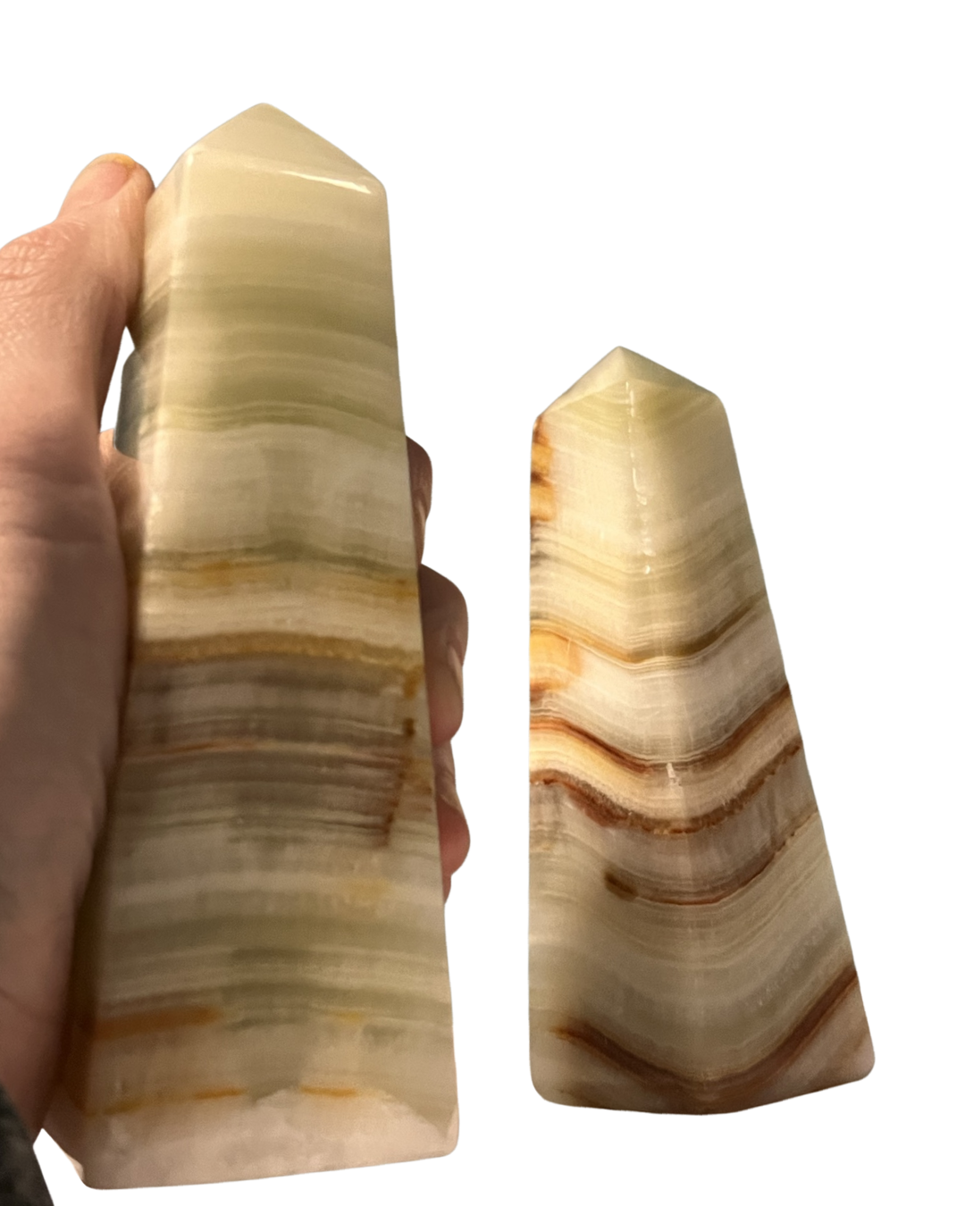 Large Banded Onyx Towers