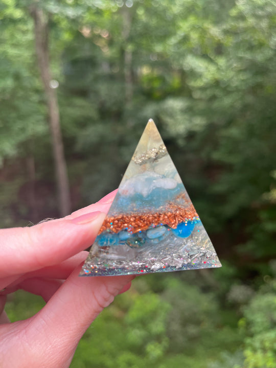“Open & Free” Orgonite Pyramid Collection