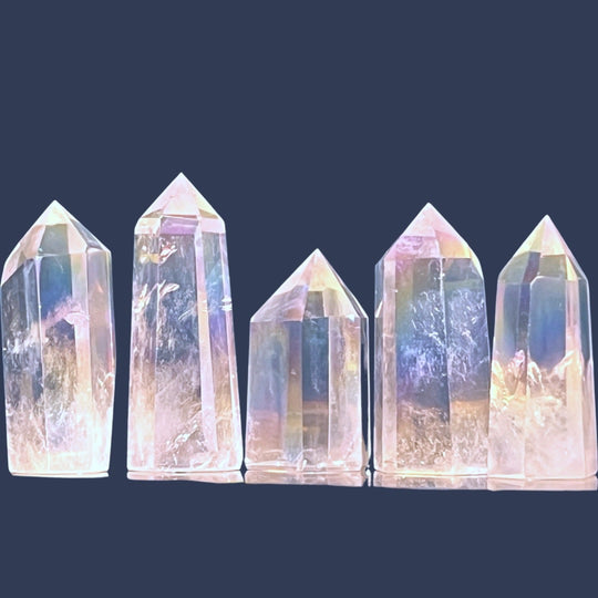 Angel Aura Quartz Crystal Towers