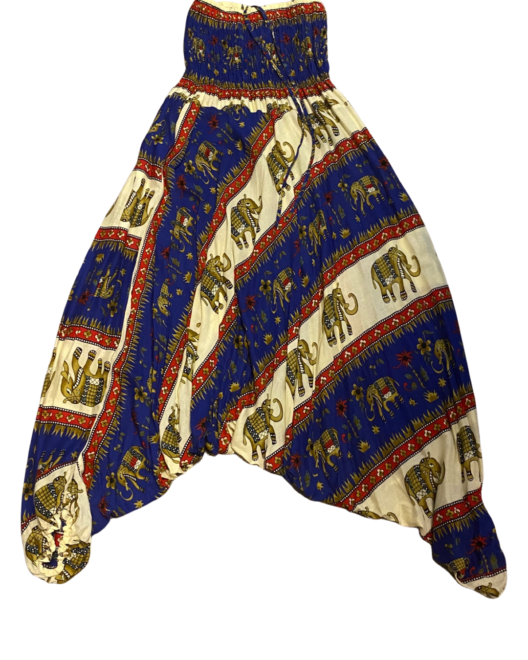 Jumpsuit Harem Pants with Elephant Walk Print