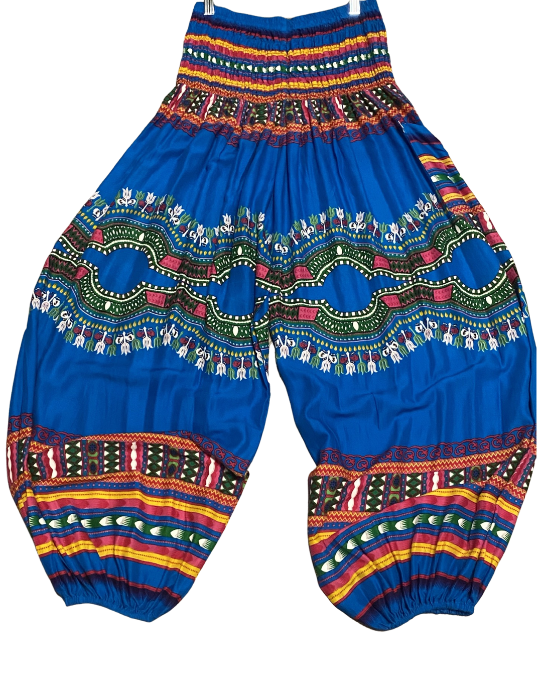 Plus Size Thai Harem Pants w/ Dashiki Print