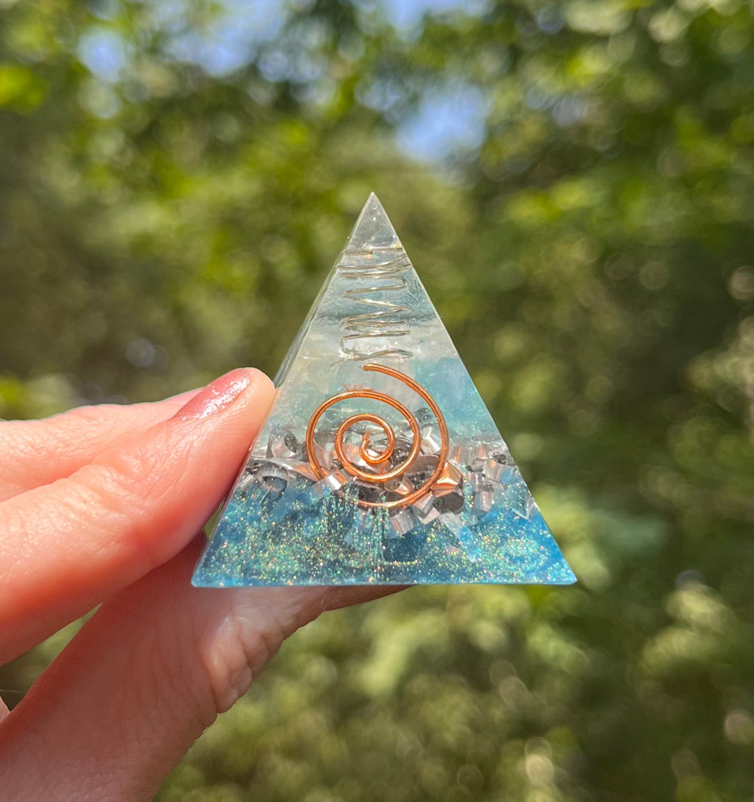 “Open & Free” Orgonite Pyramid Collection