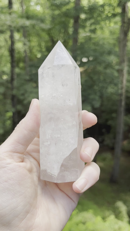 Large Clear Quartz Crystal Towers