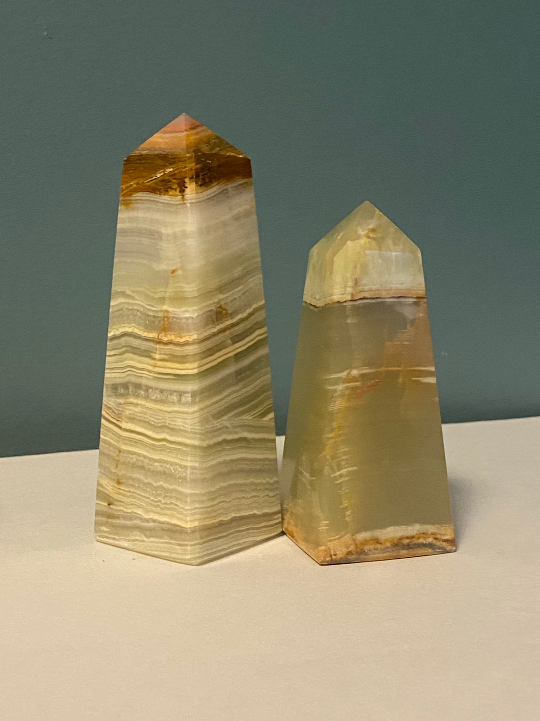 Large Banded Onyx Towers
