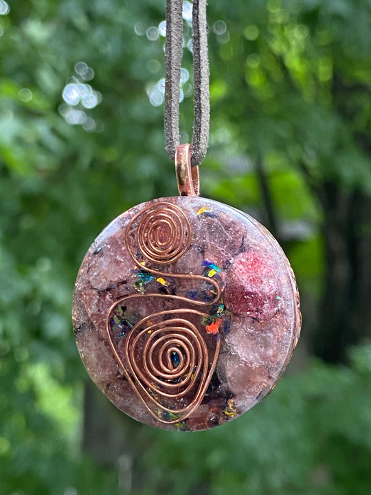 "Rooted in Passion" Orgonite Pendant