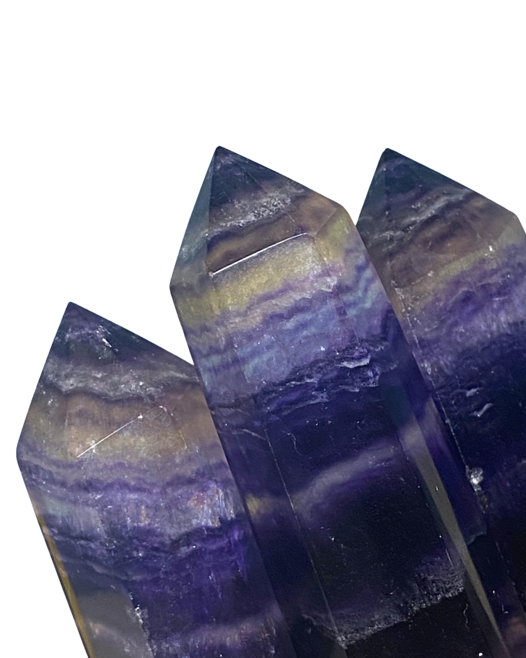 Rainbow Fluorite Crystal Towers