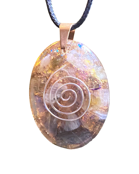 “Mysterious Moonstone” Orgone Energy Pendants