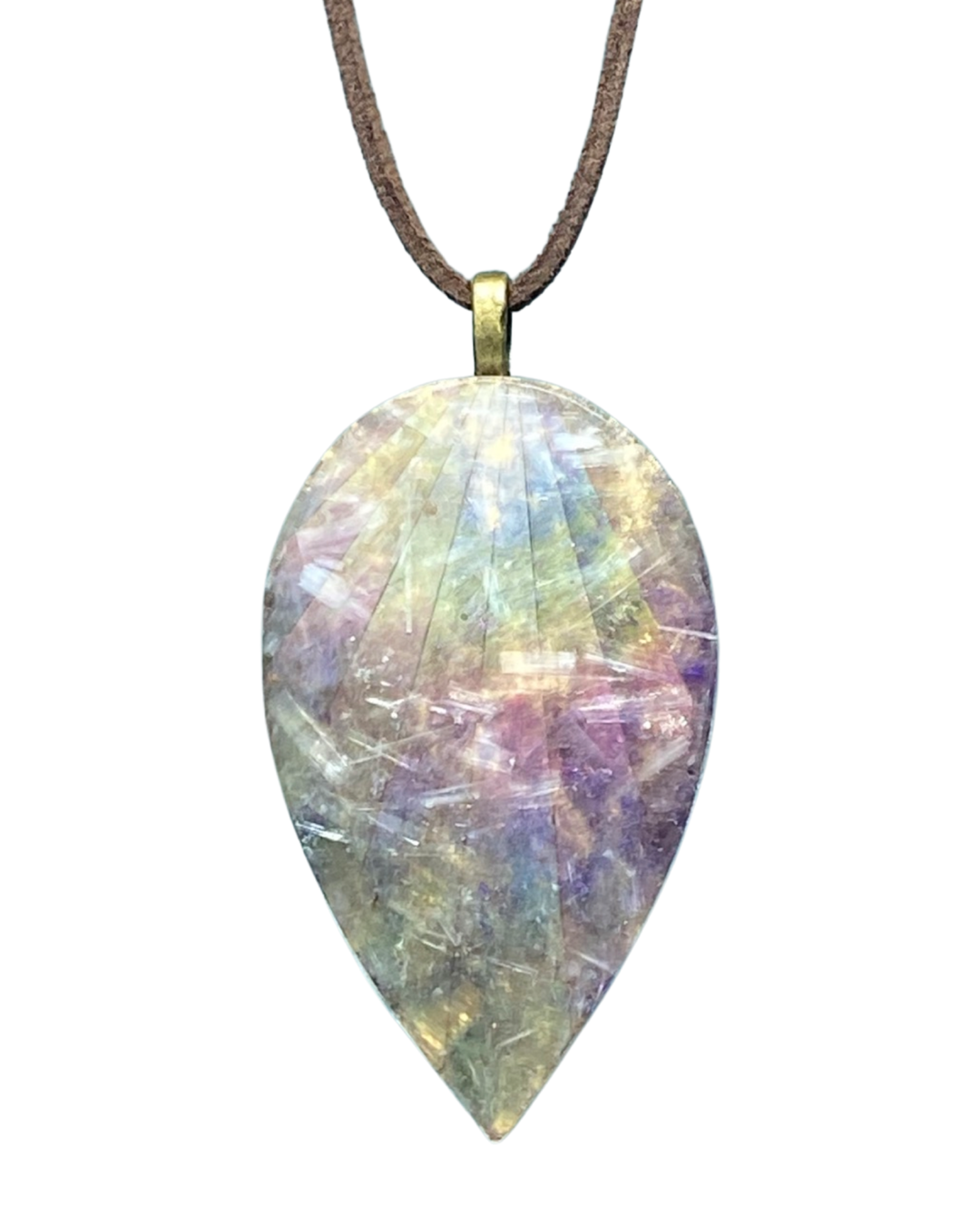 Holographic Orgone Energy Teardrop Pendants